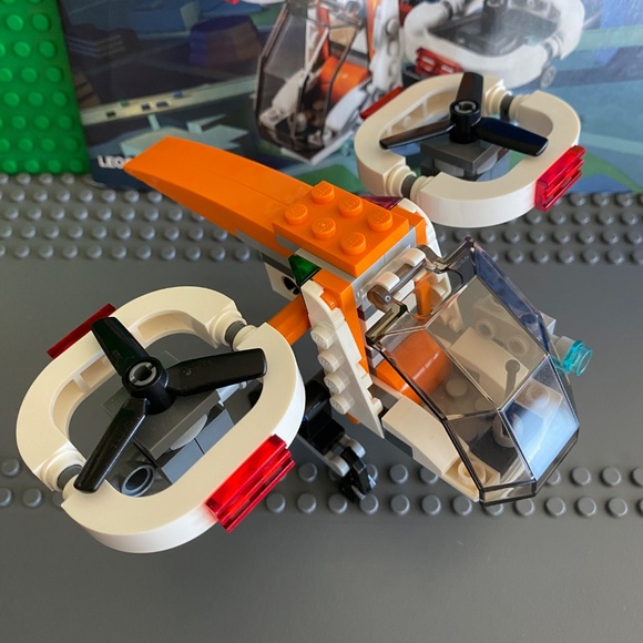 Lego Creator 3 in 1 Drone Explorer Complete w/ Manual No Box Retired - Picture 2 of 9